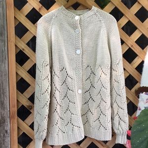 Knitted Scallop Cardigan